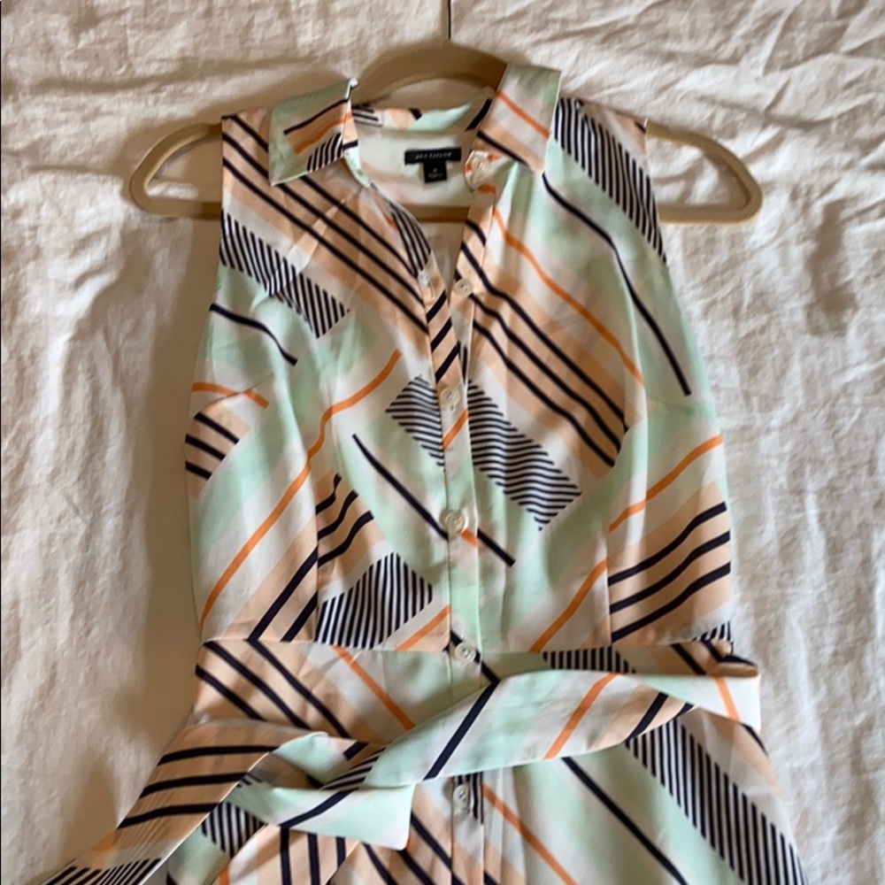 Sleeveless Ann Taylor Shirtdress